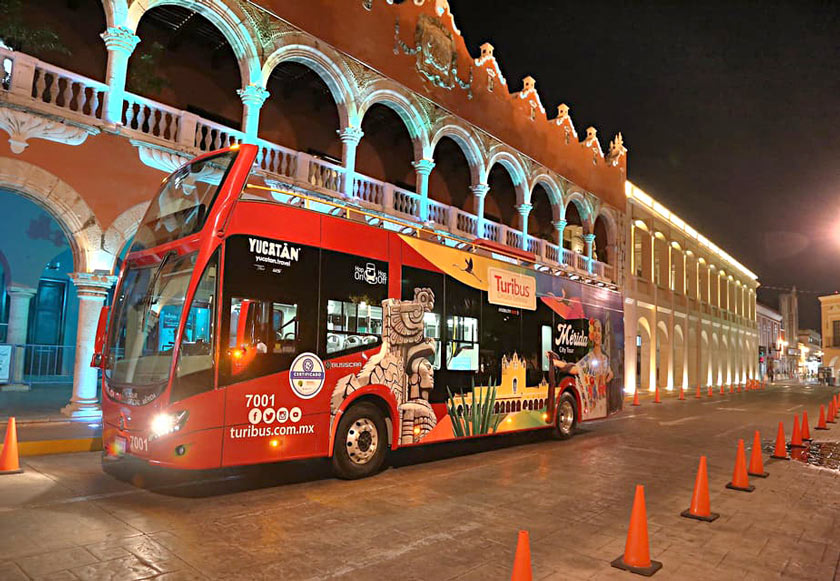 autobus touristique merida yucatan